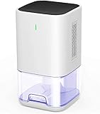 Charmax 除湿機 自動停止機能 小型 除湿器 タイマー付き 1200MＬ大容量水タンク 7色ランプ