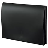 PROSSIMO(プロッシモ):リサイクルレザー　スリムレザーケース　A4　ブラック　PRORSCA4BK　1冊 6136314