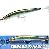 ラッキークラフト(LUCKY CRAFT)フラッシュミノー125 YAWARA ソルトウォータールアー ミノー シーバス チヌ キビレ ヒラメ フィッシングルアー (ウロコなし, 7357 アンチョヴィーナス, 125FW)