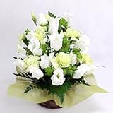 お供えアレンジ リビング（白基調）　【花 ギフト 宅配 弔事 御供 法要 命日 四十九日 弔花 送料無料 翌日配送】