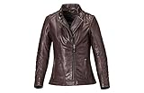 TRIUMPH Motorcycles Andorra レディースジャケット, バーガンディ, Large