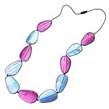 Gemini Teething Necklace by Gumigem - Silicone Teething Necklace (Always Loved) by Gumigem