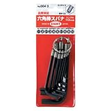 エイト リング付六角棒スパナ 004－3 10本組