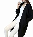 (マーシェル) Marshel マタニティ カーディガン 秋冬 ロング ニット アウター 長袖 おしゃれ ブラック