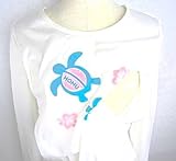 【MADE IN JAPAN】　授乳機能付き　ロングスリーブTシャツ　Mサイズ オフホワイト　〔出産後用授乳服 〕