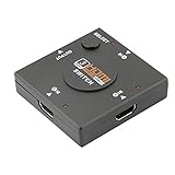 Caxico 3 ポート コンパクト HDMI スイッチ