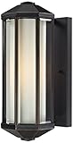 Z-Lite 526-ORB Cylex Outdoor Wall Light, Aluminum Frame, Oil Rubbed Bronze Finish and Matte Opal Sha