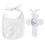 Baby Bib and Cross Photo Frame Set.【クリスマス】【ツリー】 [並行輸入品]