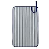 赤ちゃんにやさしい安心おむつ替えマット（日本製）　ベーシックストライプ（綿100％）・紺　B0804800