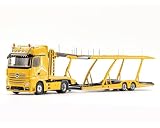 ゲインコープ 1/64 メルセデスベンツ アクトロス イエロー 積載車 GCD Actros Transporter [並行輸入品]