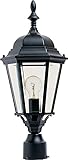 Maxim 1005BK, Westlake Cast Aluminum Outdoor Post Lighting, 100 Total Watts, Black [並行輸入品]