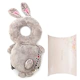 GoodsLand 【オリジナルBOX入り】 赤ちゃんの頭を守る ベビー ヘッド ガード (グレーラビット) GD-ANI-BABGA-GYRB