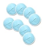 Naturally Nature Nursing Pads Super Soft Bamboo , Contoured Baby Blue Color, 4 pairs for a total of 