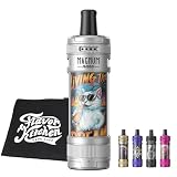 【nano】Aspire Magnum Nano Pod Kit｜アスパイア マグナム ナノ｜大容量1800mAh 6mlタンク搭載｜オートドロー｜FlavorKitchenオリジナルミニポーチ付属｜電子タバコ VAPE ベイプ 本体 スターターキット (Silver & Miami Holiday)