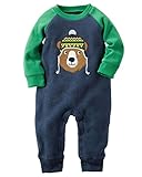 カーターズ Carter's フリース カバーオール & ベビー・デポ モスリン ウォッシュクロス Heather Fleece Jumpsuit 24M (83-86cm) [並行輸入品]