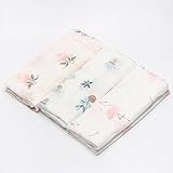 kolamomベビーMuslin Swaddle Blankets 47 " x47 "インチLarge Nursery Swaddling Blanketシャワーギフトセット通気性ソフトコットンのB