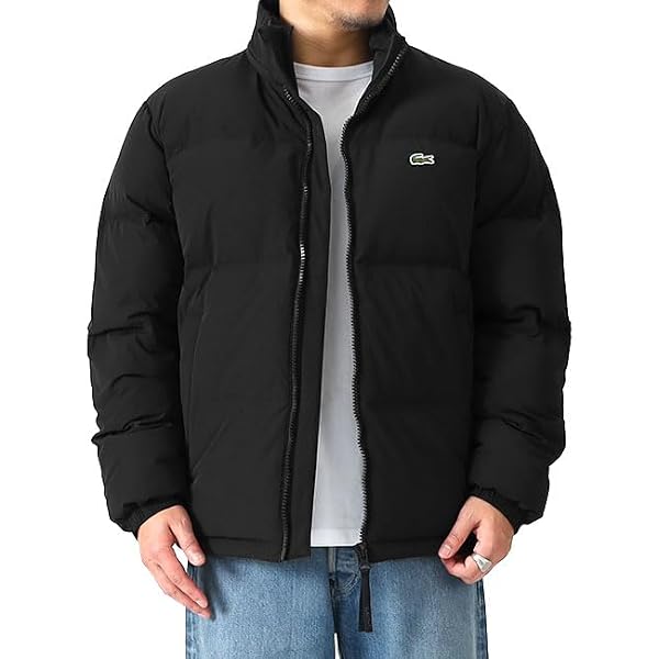 Amazon | Lacoste [ラコステ] バックロゴ モノトーン フード付き