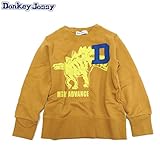 Donkey Jossy（ドンキージョシー） 裏毛「恐竜D」長袖トレーナー・キャメル 【1603】【C】 100 キャメル(CA)