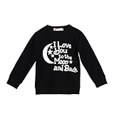 DIAMONDOキッズ赤ちゃん男の子女の子to the Moonプリント長袖セータートップス服 80 :6-9Month 1et1kn9gk5eg0np4D02S