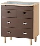 コイズミファニテック デスク Liten コレクションチェスト チョコブラウン KWB-226CB