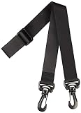 No BoRDER FABLT ショルダーベルト バッグ用 ストラップ [日本製] 太め [30mm幅] ブラック SN30MBK