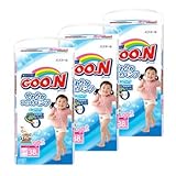 【ケース販売】　エリエール　グーン　やわらかフィットパンツ　女の子用　ビッグサイズ　(38枚入×3個)