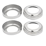 uxcell 手すり部品　ブラケット　ハンドレールプレートカバー　 ラダーカバー 安全な手すり用 304ステンレス鋼 4個入り