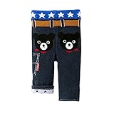 [ミキハウス] MIKIHOUSE 【ダブルＢ】 ウエスタンデニム風 ８分丈スパッツ （80cm・90cm・100cm） 63-9801-977 ブルー 90cm