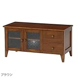 リビング インテリア テーブル 木製家具 木製 ラック DVDデッキ や TVゲーム も 置ける WOOD PRODUCTS テレビ台 幅90 ブラウン