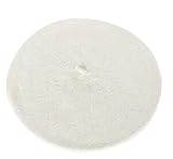 Plus Nao(プラスナオ) 子供用ベレー帽 定番デザイン ベレーキャップ シンプル 無地 秋冬 マニッシュ キッズ ジュニア 女の子 男の子 KIDS - ホワイト