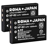 【PSE基準検品】ロワジャパン【2個セット】PENTAX対応 D-LI2 互換 バッテリー Optio 330 330RS 430 430RS