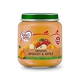 ステージ1瓶果樹園アプリコット＆リンゴ125グラム (Cow & Gate) (x 4) - Cow & Gate Stage 1 Jar Orchard Apricot & Apple 125g (