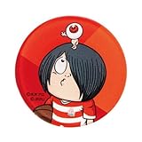 ゲゲゲの鬼太郎×ラグビー日本代表 マグネット赤(丸)