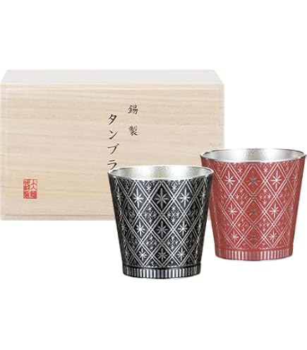 Amazon｜大阪錫器(Osakasuzuki) タンブラー ペアセット 純錫製 2個 