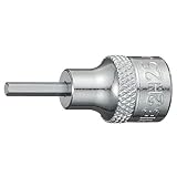 トネ(TONE) ヘキサゴンソケット 2H-2.5 差込角6.35mm(1/4") 二面幅2.5mm