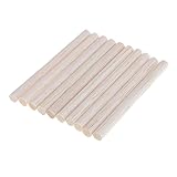 Homyl 10個入り　バルサ材　木製 　ラウンド　DIY工芸品　高品質　5サイズ選べる　家の装飾　木棒　 - 100mm