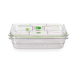 FoodSaver Vacuum Sealed Fresh Container 10-Cup, Crack/Shatter/Odor/Stain Resistant, BPA Free by Food