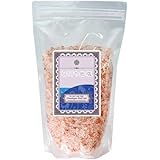 天然ヒマラヤ岩塩1kg ミネラルピンク バスソルト （入浴用） 便利なスタンドパックに専用計量スプーン付