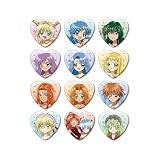 アニメ「ぴちぴちピッチ」 トレーディングハート型缶バッジ 12個入りBOX