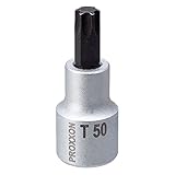 プロクソン(PROXXON) トルクスビットソケット 1/2" ショート(55mm) T50 No.83494