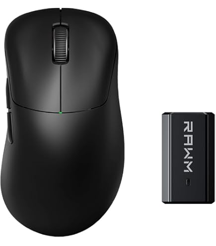 Amazon.co.jp: RAWM ワイヤレスゲーミングマウス ES21PRO White 8K