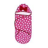 Disney Baby Bath Swaddler, Pink/Red Minnie Mouse by Disney [並行輸入品]