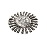 Lincoln Electric KH307 Knotted Wire Wheel Brush, 9000 rpm, 6 Diameter x 1/2 Face Width, 5/8 x 1/2 Ar