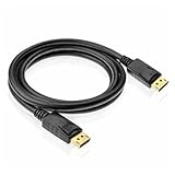 4K DisplayPort to DisplayPortケーブル DP-DPオス-オス 、金メッキコード、をサポートし、AMD，NVIDIA，HP，Intel，Lenovo，Samsungなどに対応