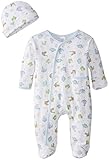 Spasilkベビー新生児寝間着ツーピースセット カラー: ブルー