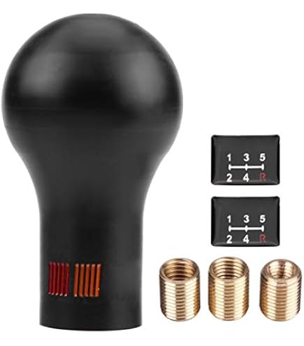 Amazon.co.jp: 三菱純正 スポーツシフトノブ ブラックレザー 5速用