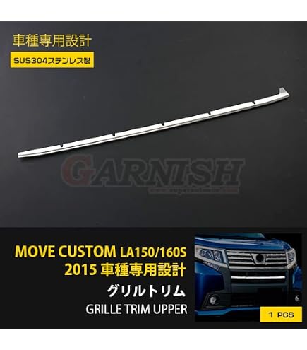 Amazon | LA150S LA160S ムーヴカスタム 後期 フロントグリル エアロ