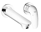 Grohe 2-loch-waschtischbatterie Wandbatterie Eurostyle 29097 FMS Hebel geschlossen Chrom、29097003