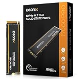 iDsonix M.2 SSD 2TB、PCIe Gen4X4、M.2 2280 NVMe SSD、最大速度7000 MB/秒、3D NANDフラッシュとヒートシンク搭載、PS5、PC、ノートパソコン、デスクトップ用内蔵ゲーミングソリッドステートドライブ