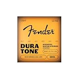 Fender フェンダー アコースティックギター弦 Dura-Tone® 880L Acoustic Guitar Strings, Coated 80/20 Bronze, Gauges .012-.052